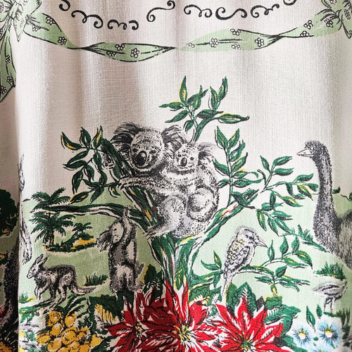 Dragstar Vintage Fabric Australian Theme Boxy Jacket 