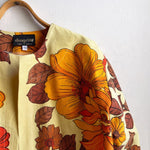 Dragstar Vintage Fabric Boxy Jacket No.5 Bold Floral 70s Cotton
