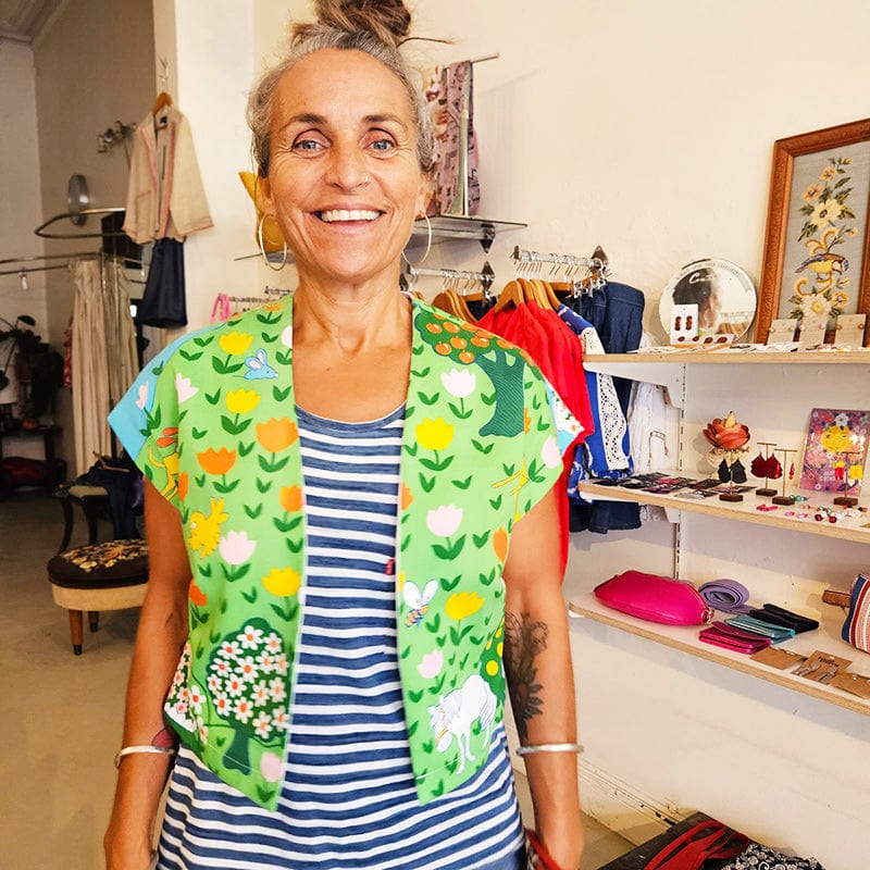 Jest Mini Jacket/Vest - Vintage Fabric