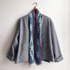 Boxy Jacket Stripe Denim