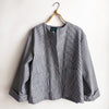 Boxy Jacket Stripe Denim