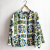 Dragstar Vintage Fabric Boxy Jacket Geometric Floral Cool Colours