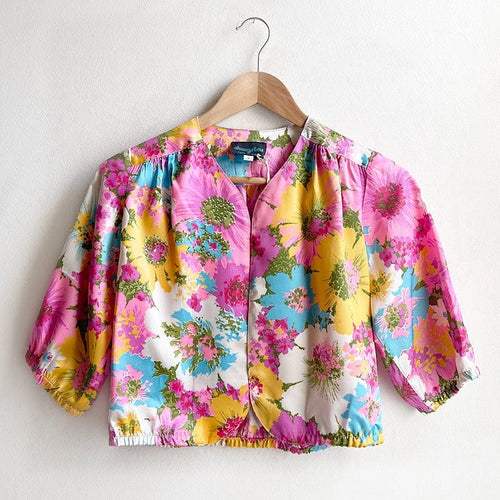 Bolero Pink Floral S/8-10