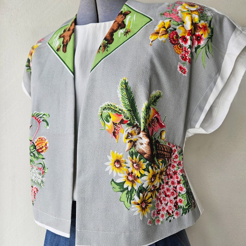 Vintage Fabric Mini Bolero Jest No 3