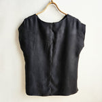 Dragstar Black Tencel Bateau top
