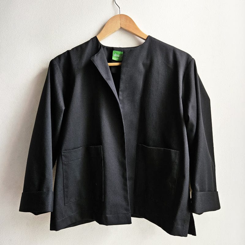 Dragstar Boxy Jacket Black Cotton Drill Australian Made