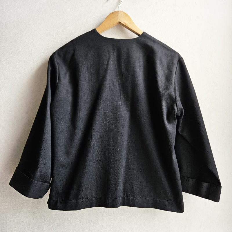 Dragstar Boxy Jacket Black Cotton Drill Australian Made