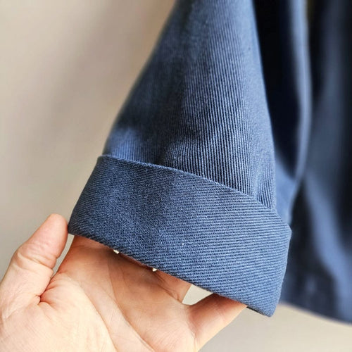 Boxy Jacket Mid Blue Heavy Drill (Limited)