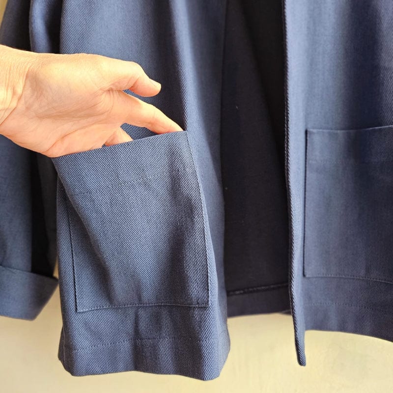 Boxy Jacket Mid Blue Heavy Drill (Limited)