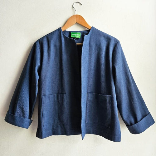 Boxy Jacket Mid Blue Heavy Drill (Limited)