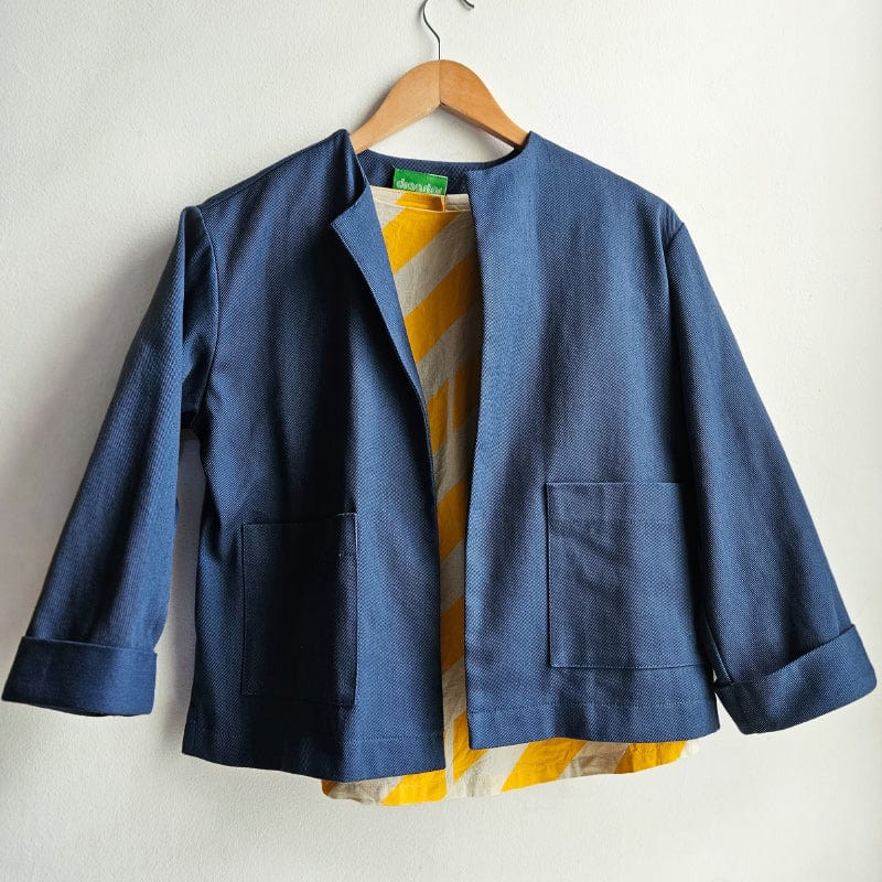 Boxy Jacket Mid Blue Heavy Drill (Limited)