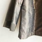 Boxy  Jacket Shot Bronze Silk Taffeta