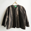 Boxy  Jacket Shot Bronze Silk Taffeta