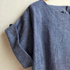 The Right Box Top Denim Look Cotton
