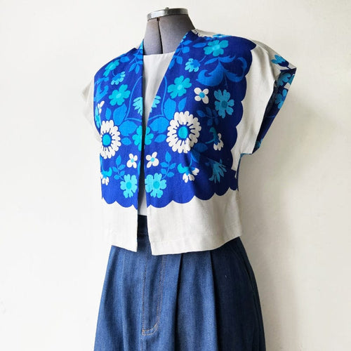 Vintage Fabric Mini Bolero Jest No 9