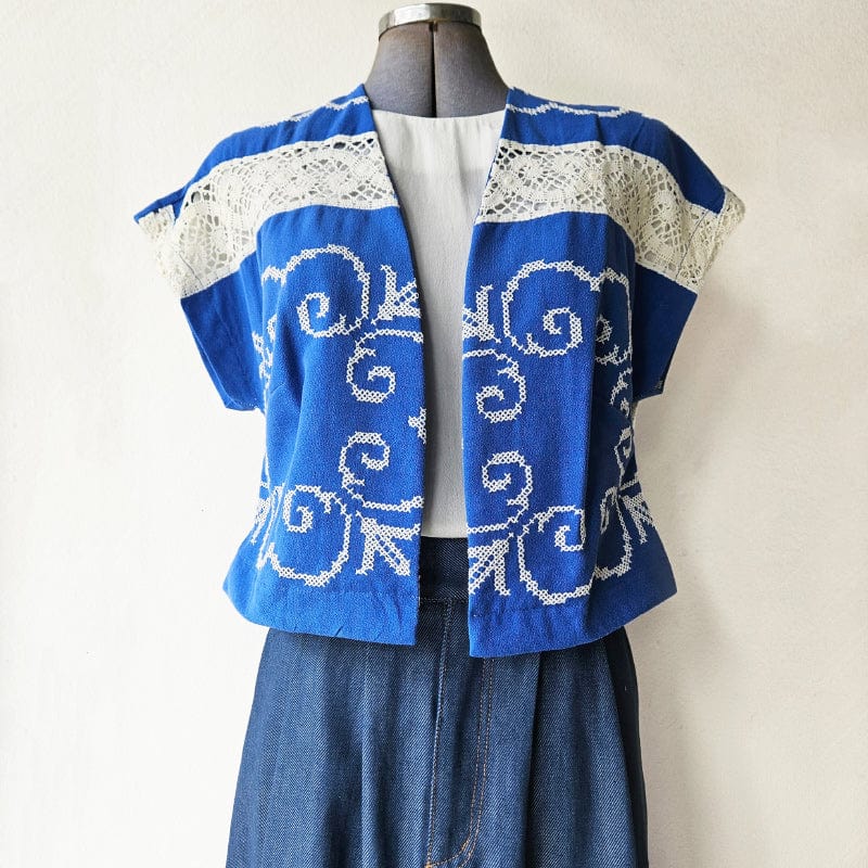 Vintage Fabric Mini Bolero Jest No 15