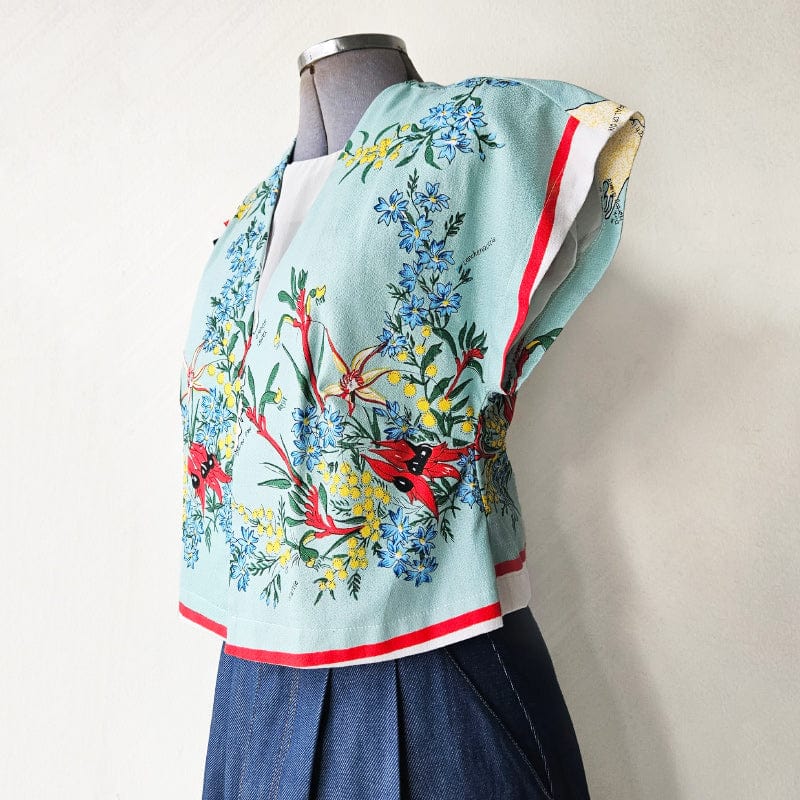 Vintage Fabric Mini Bolero Jest No 10