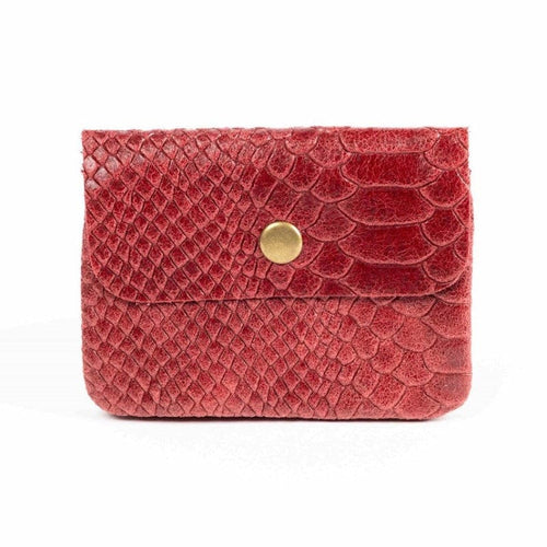 Maison Fanli Coin Purse - Snake Rouge