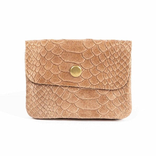 Maison Fanli Coin Purse - Snake Beige