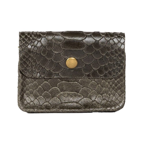 Maison Fanli Coin Purse - Snake Khaki
