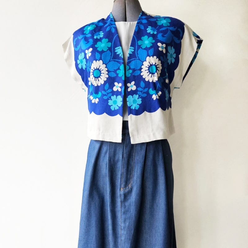 Vintage Fabric Mini Bolero Jest No 9