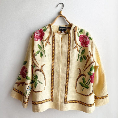 Special Dragstar Vintage Fabric Hand Embroidered Boxy Jackets