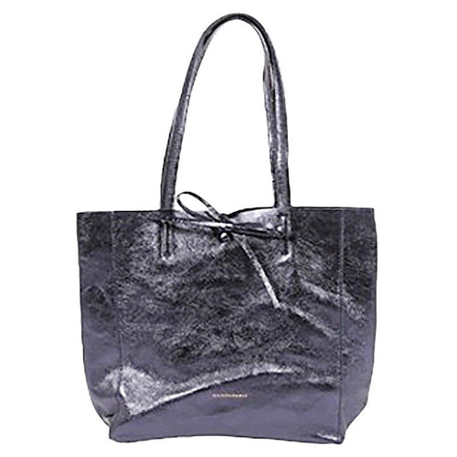 Maison Fanli Large Tote - Metallic Marine