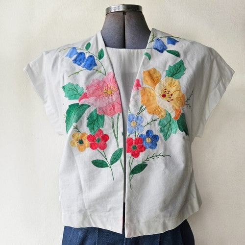 Vintage Fabric Mini Bolero Jest No 2