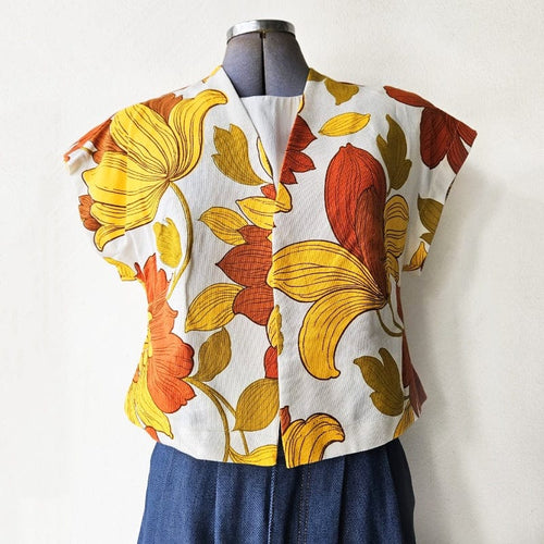 Vintage Fabric Mini Bolero Jest No 12