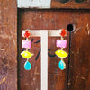 Zoda Multi-Coloured Gemstone Earring