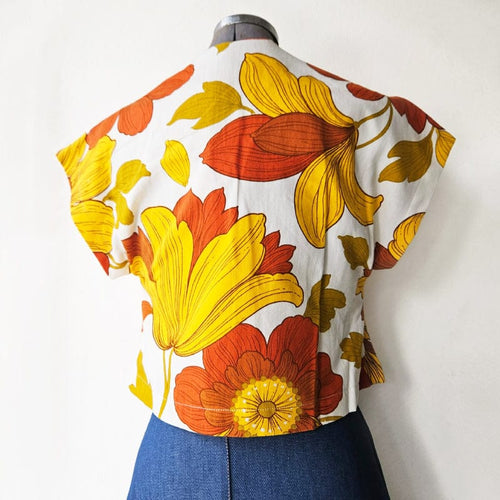 Vintage Fabric Mini Bolero Jest No 12