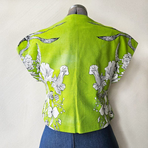Vintage Fabric Mini Bolero Jest No 6