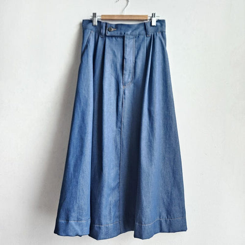 Dragstar Retro Denim Middie Skirt (Ltd ED)