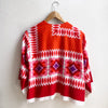 Vintage Boxy Jacket Small 70 Scandi Reds one off