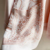 Vintage Fabric Boxy Jacket MEDIUM Baby Pink Damask