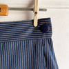 Jants Pants Navy Cotton Pin Stripe