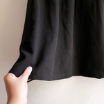 Miranda Middie Skirt - Black Tencel