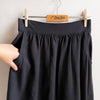 Miranda Middie Skirt - Black Tencel