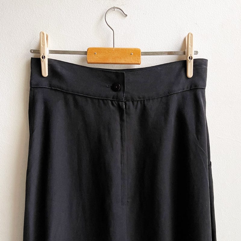 Miranda Middie Skirt - Black Tencel