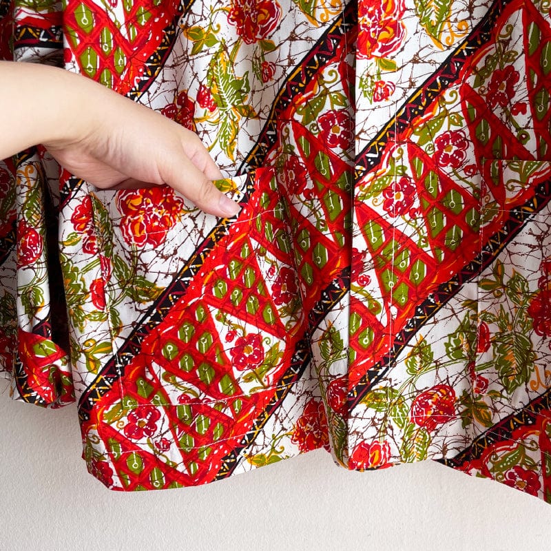 Dragstar Vintage Batik Cotton Boxy Jacket