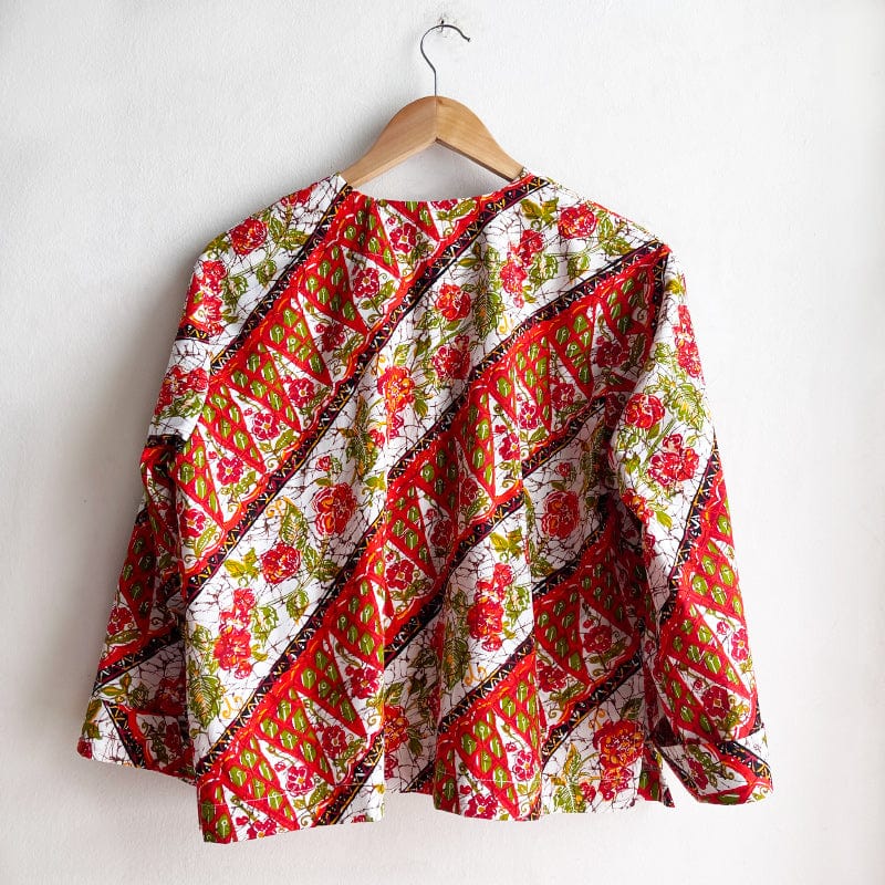 Dragstar Vintage Batik Cotton Boxy Jacket