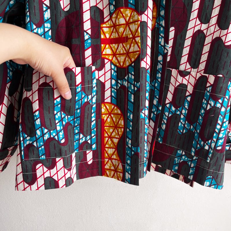 Dragstar Vintage Batik Cotton Boxy Jacket