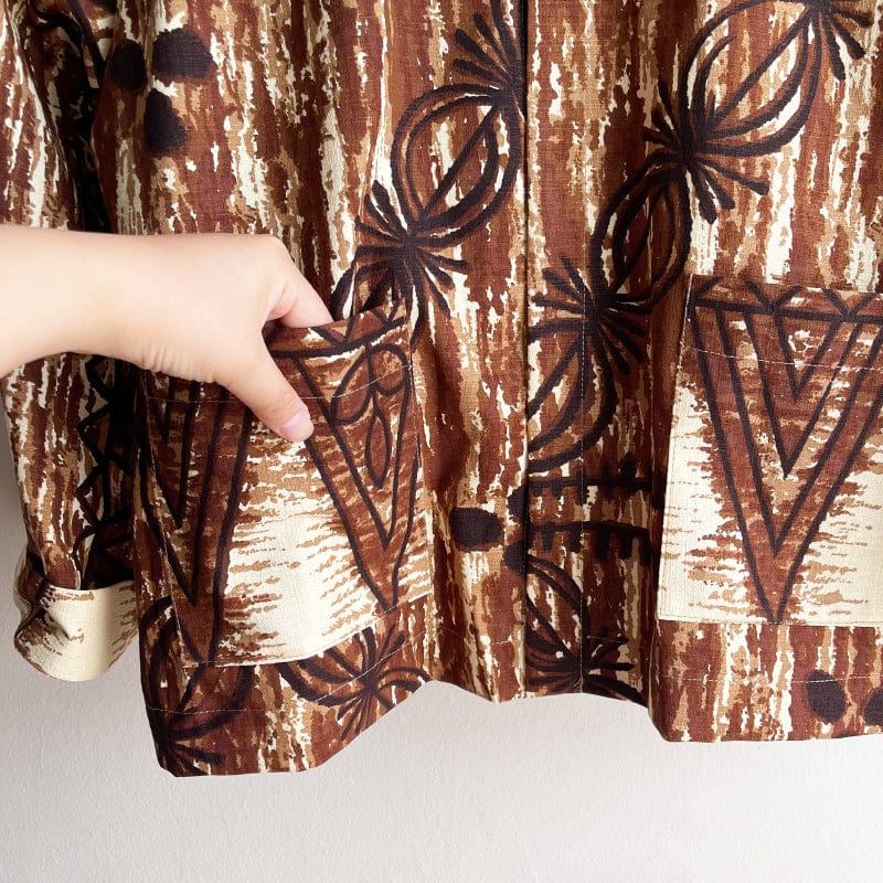 Dragstar Vintage Batik Cotton Boxy Jacket