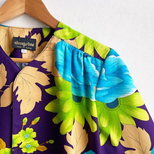 Bolero Purple/Green/Blue Floral