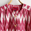 Todays the Day Shirt Red Cream IKAT