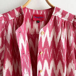 Todays the Day Shirt Red Cream IKAT