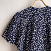 Todays the Day Shirt Indigo Flowers