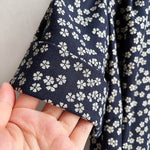 Todays the Day Shirt Indigo Flowers
