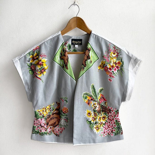 Jest Mini Jacket/Vest - Vintage Fabric