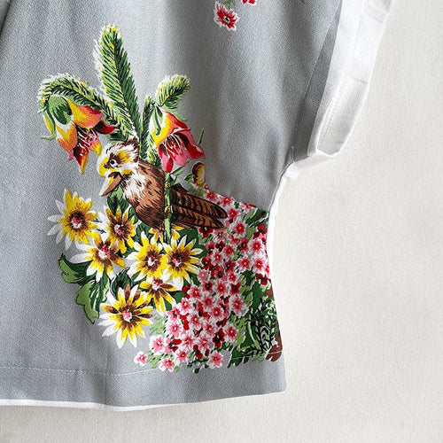 Jest Mini Jacket/Vest - Vintage Fabric